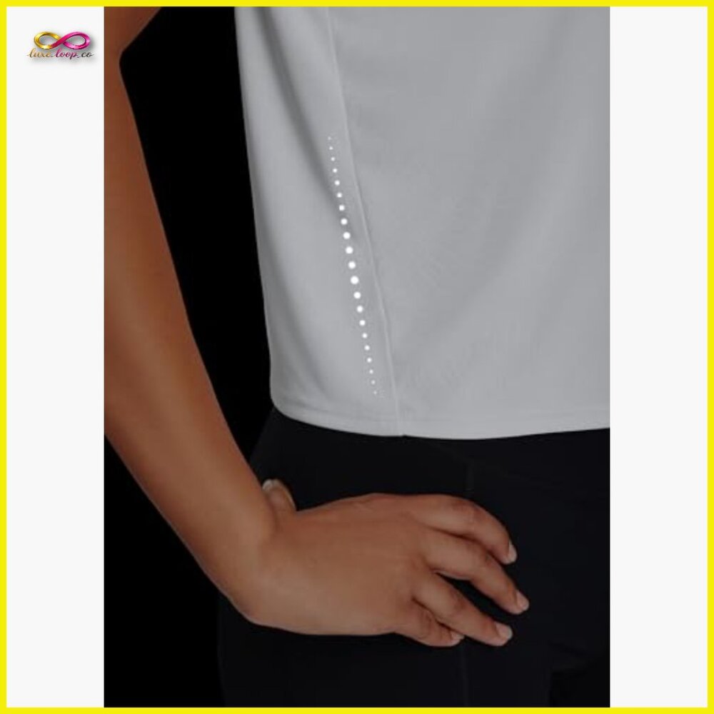 Athletic Crop Top Quick Dry Split Back Upf 50+ Li… - image 5